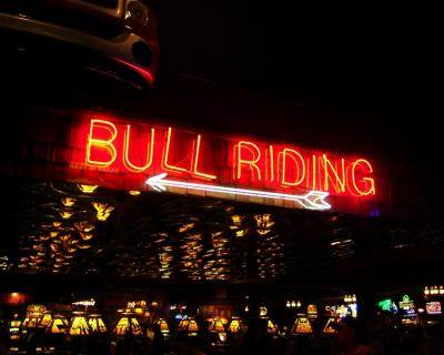 bullriding sign