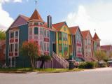 Townhouses on White Oak Bayou