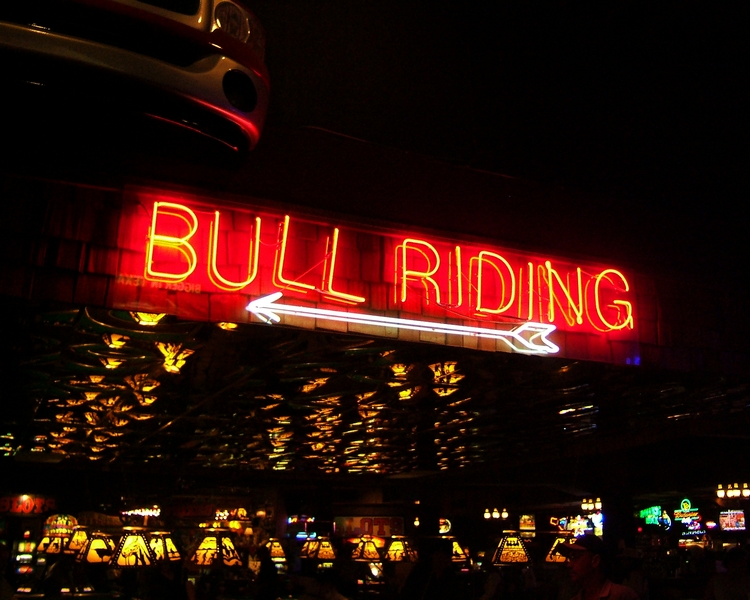 bullriding sign