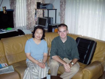 Mrs. Nakamura.  They were gracious enough to let me stay at their home for three nights.