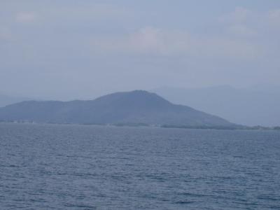 Mt. Yamamoto as seen from Lake Biwa