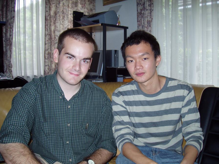 With Mitsuhiro Nakamura, Kayos brother