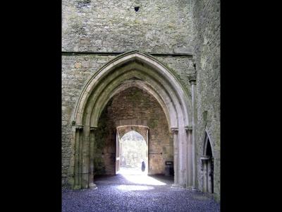 Rock of Cashel Cathedral entrance way
