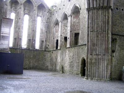 inside Rock of Cashel Cathedral