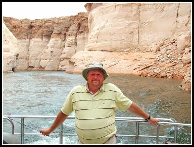 Boat tour of Lake Powell