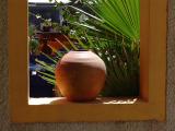 Pot at a window