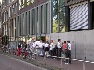 Line in front of Anne Frank's House