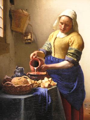 Vermeer's - The Kitchen Maid inThe Rijksmuseum