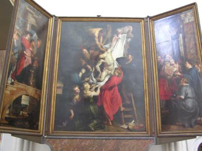 Rubens Painting in the Cathedral of Our Lady