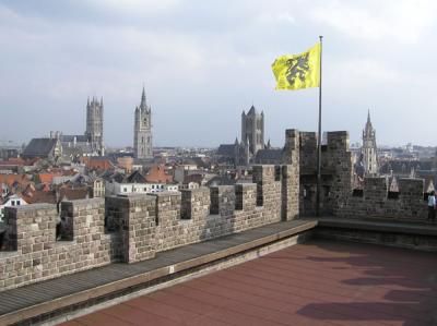 View from Gravensteen