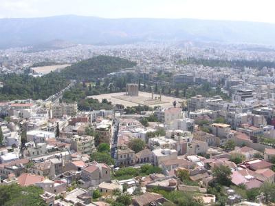 View of Temple of Olympian Zeus