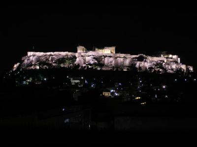 Acropolis at night