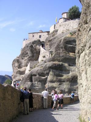 Path to Grand Meteora Monastery