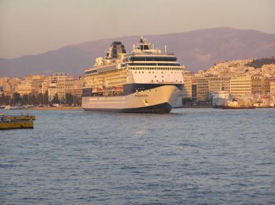 Cruise Ship Back in Piraeus