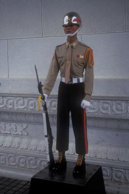 Guard at the Martyrs' Shrine