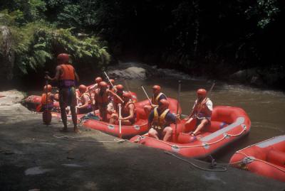 Whitewater Rafting the Ayung River