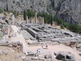 View of Temple of Apollo, Delphi