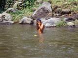 Boy Bathing in the River