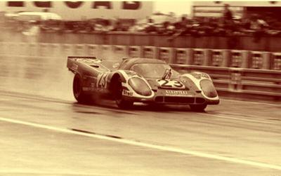 Hans Herrmann Richard Attwood Porsche 917 short tail 24 hours of Le Mans 1970