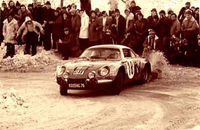 Monte Carlo Rally, 1973 - Jean Claude Andruet - Michele Petit, Renault Alpine A110 1800