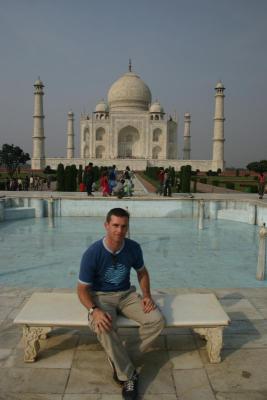 Leitner in tourist pose
