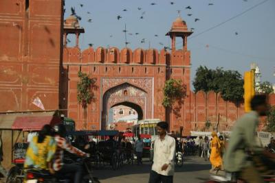 One of the gates into the old walled city