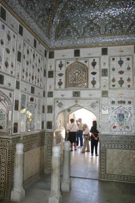 
Inside the Sheesh Mahal (Mirror Palace)