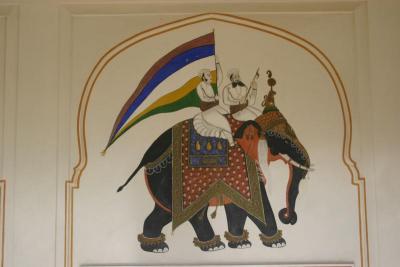 Raj Palace decor