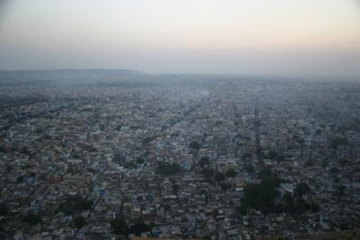 City view from Nahargarh Fort