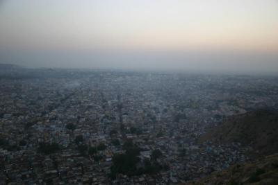 City view from Nahargarh Fort