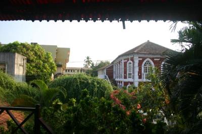 View from Panjim Inn in the old historic Fontainhas distric