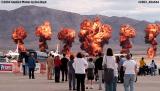 Simulated strafing run by USAF A-10A Thunderbolt II at the 2004 Aviation Nation Air Show stock photo #2503