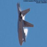 USAF F/A-22 Raptor #AF00-013 at the 2004 Aviation Nation Air Show stock photo #2215
