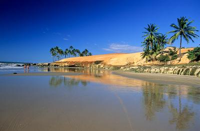 Praia da lagoinha vista de baixo