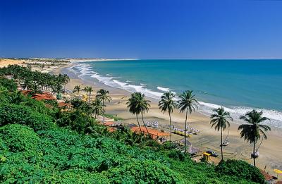 praia da lagoinha vista oposta de cima