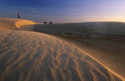 dunas de moitas com elemento de escala