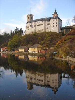Schloss Rozmberk an der Moldau