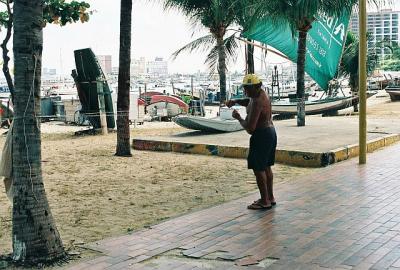 Pescador da praia do Mucuripe