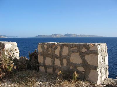 Beautiful stones along the coast