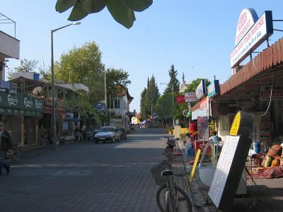 Closer to the center of Dalyan, still on the main street.