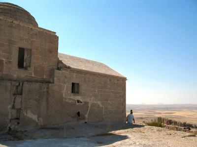 Monastery high on a hill in Guzelyurt area
