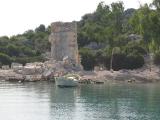 An island area we stopped at, inhabited mainly by rabbits. Landing is prohibited due to theft of ancient materials by previous visitors.