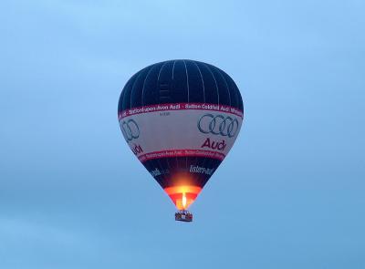 Balloon at dusk