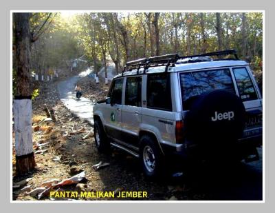Di dekat Pantai Papuma Jember Jatim