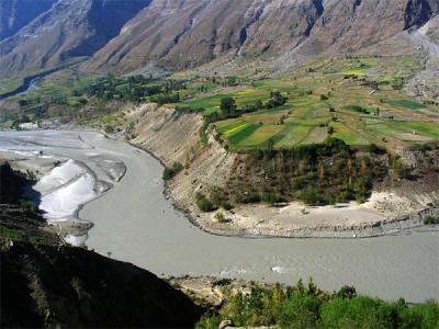 Chenab river Lahaul