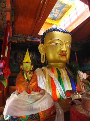 Maitreya &Tsong-Khapa. Shey