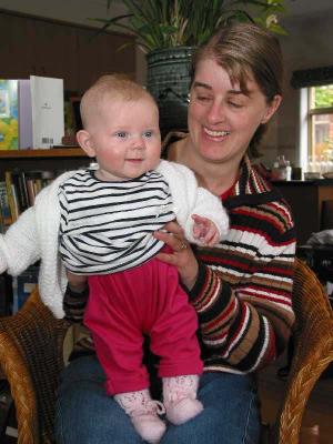 with Auntie Deb