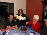 Uncle Geoff checking the nappy