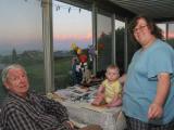 As the sun goes down