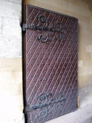 Windsor Castle. Norman Gate Door